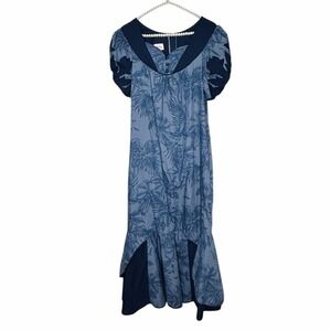 Elegant Blue Maxi Dress